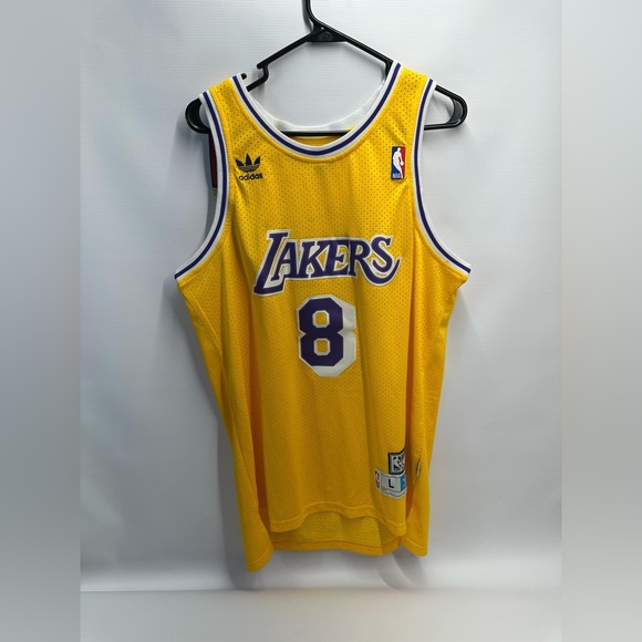 Vintage Kobe Bryant Lakers #8 Adidas Jersey Hardwood Classics